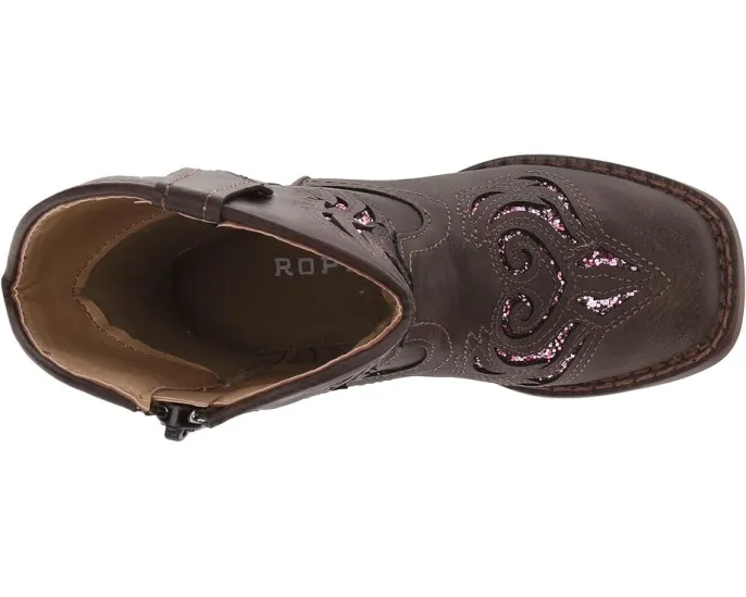 Ковбойские сапоги Roper Kids Glitter Breeze с лазерной перфорацией