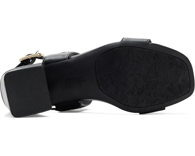 Сандалии LifeStride Clara Slingback с широкими ремешками и металлическими люверсами
