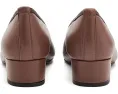 Босоножки French Sole Kiara на каблуке из шоколадной кожи