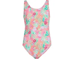 Детский цельнокройный купальник Roxy Kids Coastal Breeze с цветочным принтом
