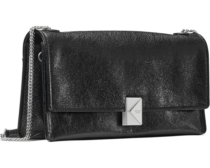Мягкая сумка через плечо Kate Spade New York Deco из глянцевой кожи