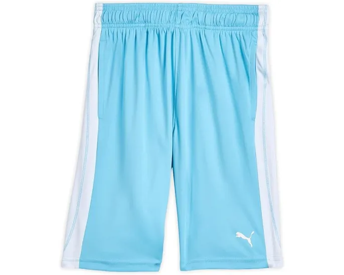 Active Essentials Interlock Form Stripe Shorts (Big Kid)
