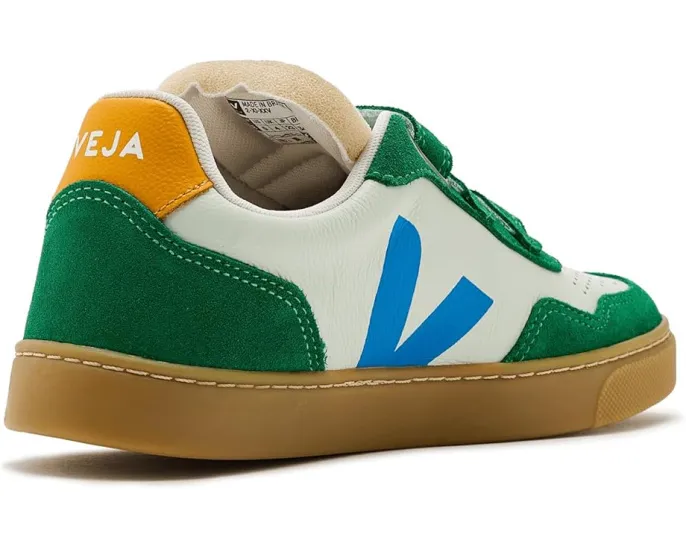 Кроссовки VEJA Kids Small V-90 на липучке с кожаным верхом