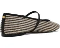 Туфли-лодочки Birdies Hummingbird Mary Jane Two-tone Raffia с квадратным носком