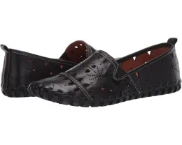 Лоферы Spring Step Fusaro из кожи с перфорацией и боковой резинкой