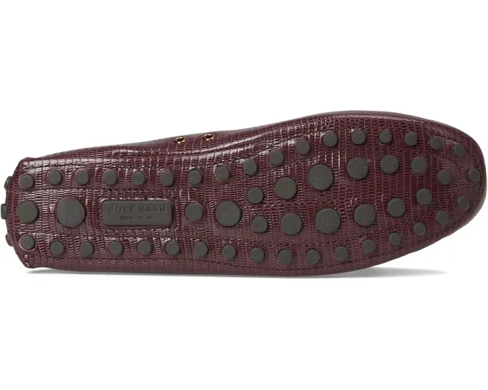 Лоферы Cole Haan Gissella Drivers с круглым носком и плетеной деталью