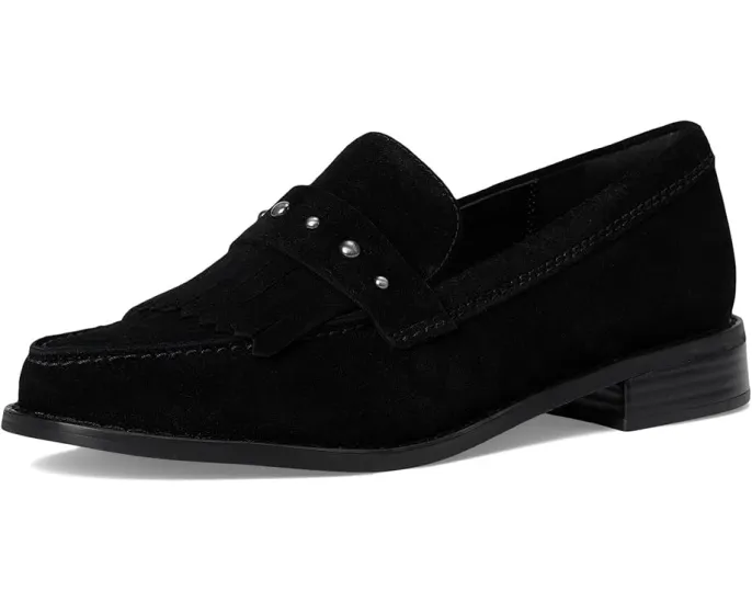 Лоферы Clarks Hana из мягкой замши с бахромой и декоративными шпильками