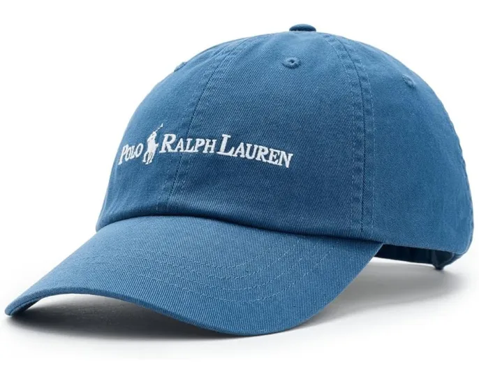 Бейсболка Polo Ralph Lauren Cotton Twill с вышитой буквой P