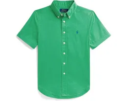 Polo Ralph Lauren рубашка с коротким рукавом из хлопкового твила для детей