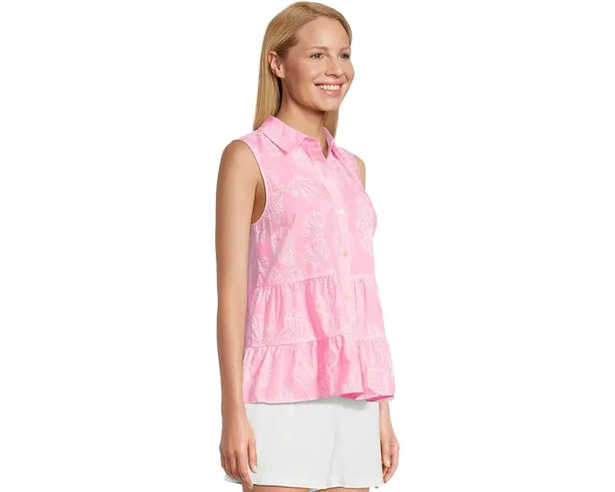 Безрукавка Breah с пуговицами и расклешенным кроем от Lilly Pulitzer