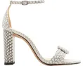 Alexandre Birman Chiara 90 Block Exotic босоножки из кожи питона