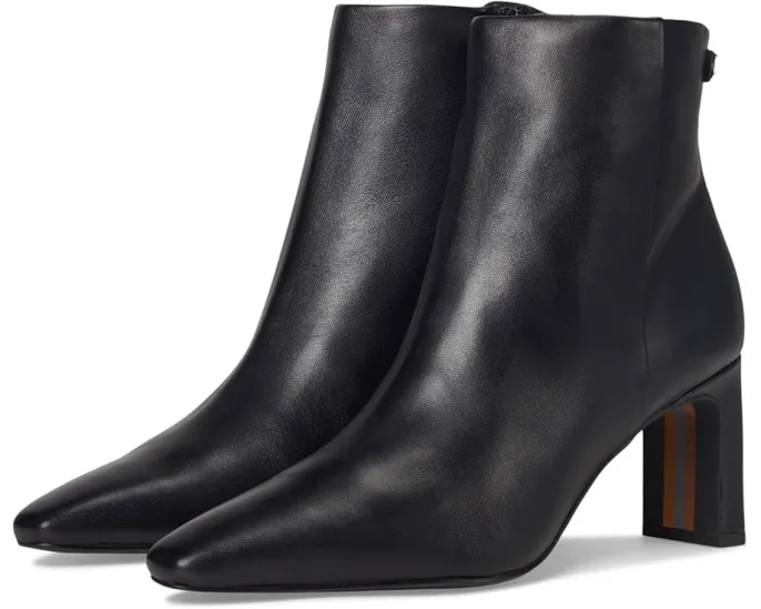 Ботильоны Saige Sam Edelman с архитектурным каблуком и застежкой-молнией