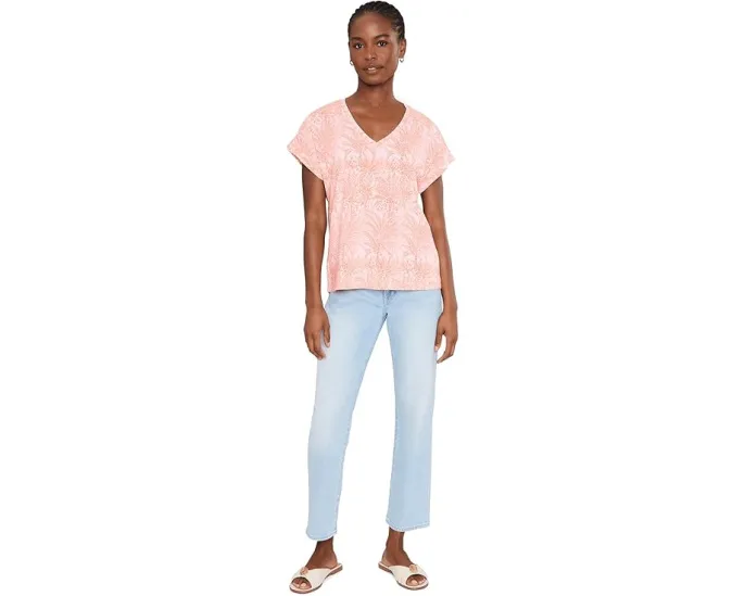 Футболка Tommy Bahama Kauai Palm Bay с принтом пальм