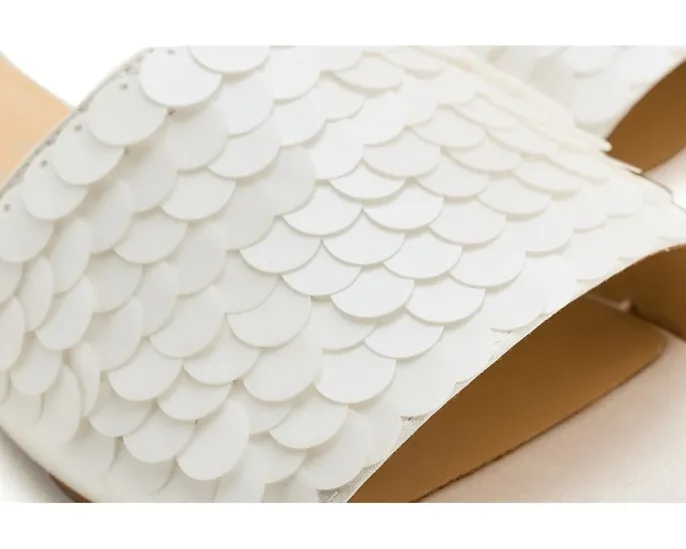 Сандалии Badgley Mischka Wini слипоны с открытым носком и кожаной стелькой