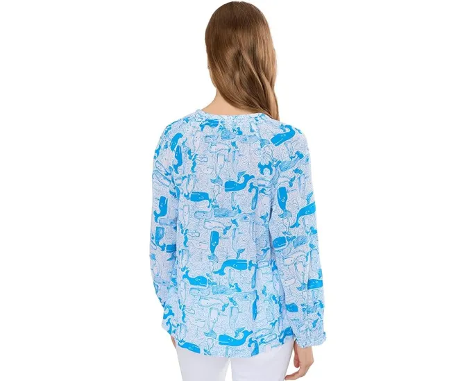 Топ Andria от Lilly Pulitzer с вырезом и пуговицами