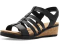 Сандалии Kacha Step Clarks на низком клине с мягкой кожей и стелькой из пенополиуретана