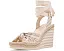 Босоножки-танкетки Bealie с плетеным верхом и шнуровкой Vince Camuto