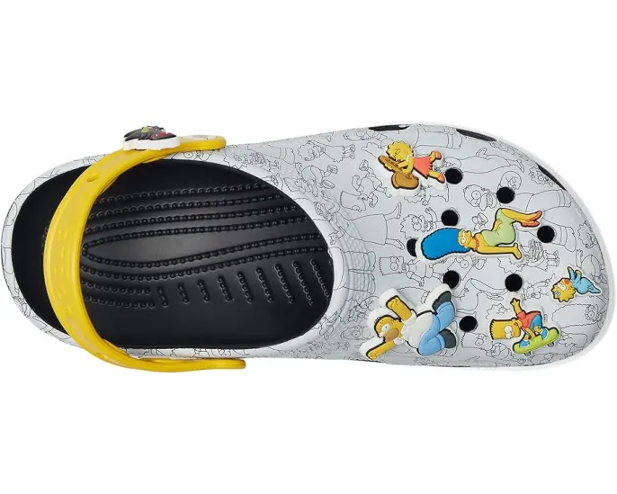Кроксы Crocs The Simpsons Classic Clog с 8 эксклюзивными Jibbitz