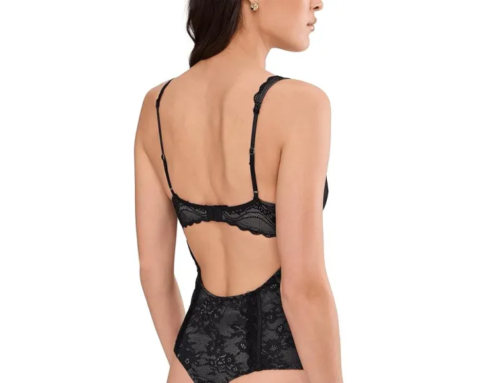 Боди Free People Say You Love Me с кружевом и V-образным вырезом