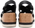Сандалии Clarks Kidiki Sun на клиновидном каблуке из нубука