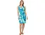 Tommy Bahama короткое платье Sandy Ikat Shimmer с тай-дай узором