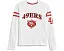 Футболка с длинным рукавом NFL San Francisco 49ers с полосатым кокеткой Junk Food Clothing Kids