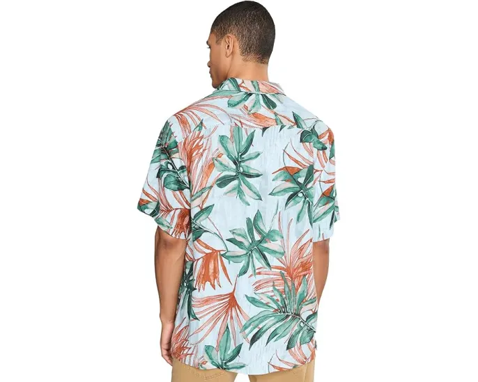 Рубашка Tommy Bahama Tidal Fronds из 100% шелка с жаккардовым узором