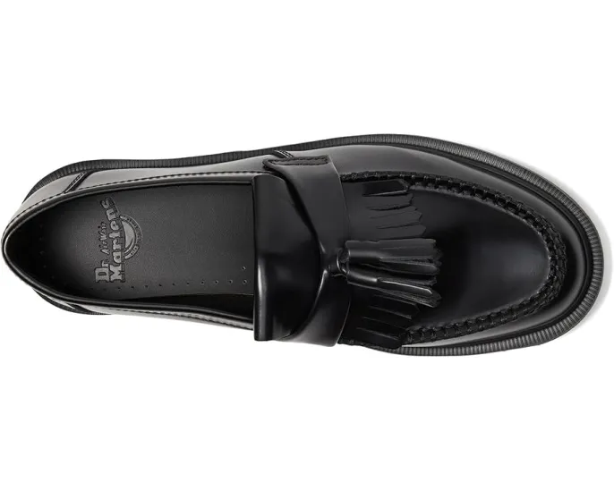 Мокасины Dr. Martens Adrian Smooth Leather Tassel с килтом и двойной бахромой