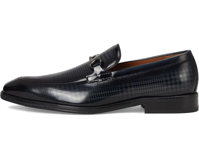 Johnston & Murphy Sullivan Bit из итальянской телячьей кожи с узором «гусиная лапка»