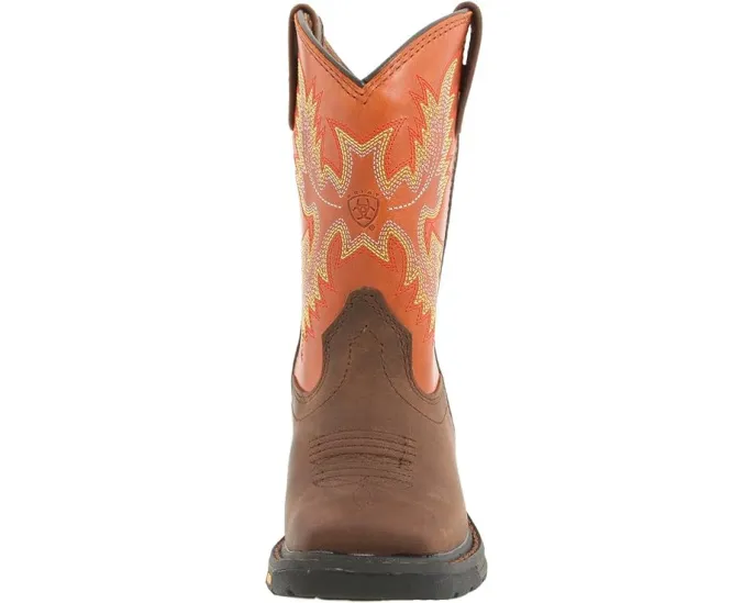 Детские рабочие ботинки Workhog Wide Square Toe с квадратным носком Ariat Kids