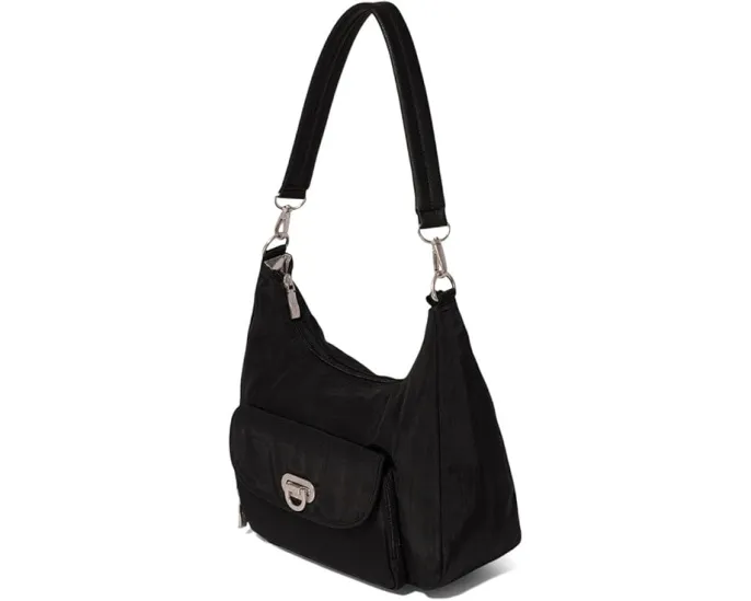 Сумка Baggallini Coastal Flip Lock Half Moon с ремнями кроссбоди и на плечо