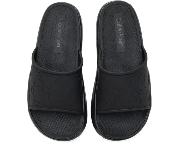 Сланцы Calvin Klein Meiiny с логотипом CK и открытым носком