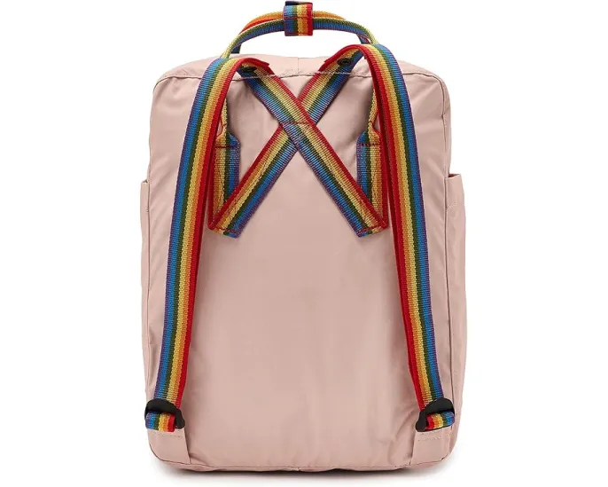 Рюкзак Fjällräven Kanken Rainbow с радужным дизайном и четырьмя отделениями