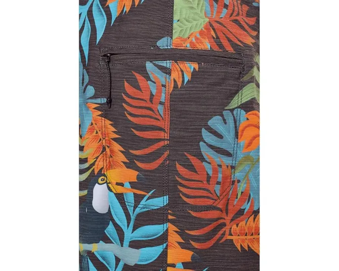 Плавки Hurley Phantom Eco Classic Slub Zip 18 с карманом на молнии