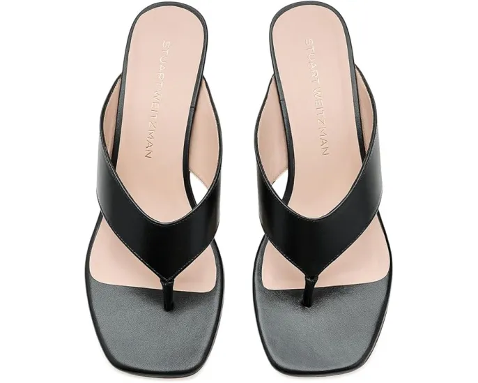 Сандалии Stuart Weitzman Stassi Thong 50 с квадратным носком