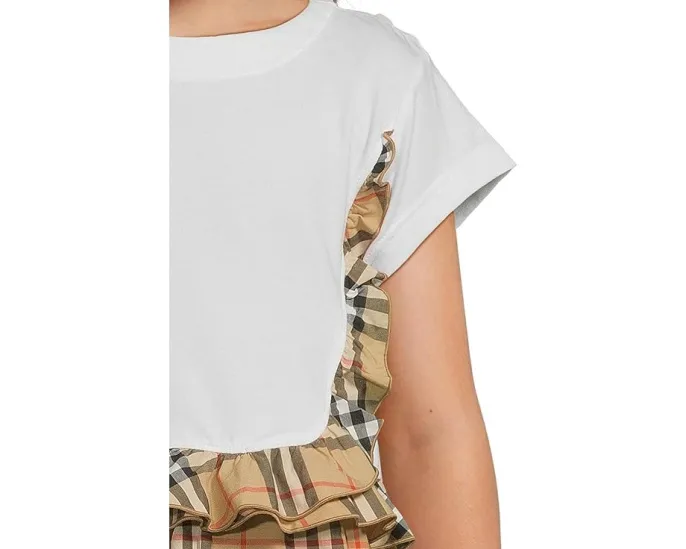 Платье Rhonda с рюшами для девочек от Burberry Kids