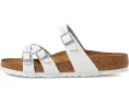 Сандалии Birkenstock Franca из кожи с перекрестными ремешками и пробковой стелькой