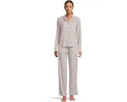 Пижамный комплект Novelty Long Sleeve Girlfriend с атласными деталями Karen Neuburger