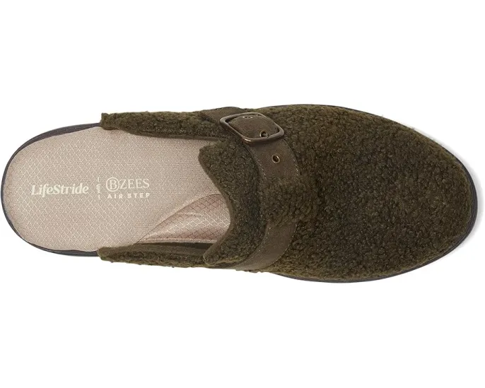 Уютные мюли LifeStride Vibe с искусственным мехом и технологией Air Step