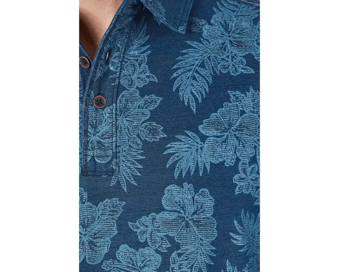 Пижамная рубашка Tommy Bahama Azul Hibiscus с цветочным принтом