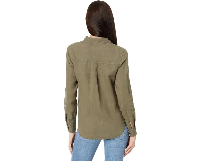 Рубашка Michael Stars Spencer Pocket с длинным рукавом и накладным карманом