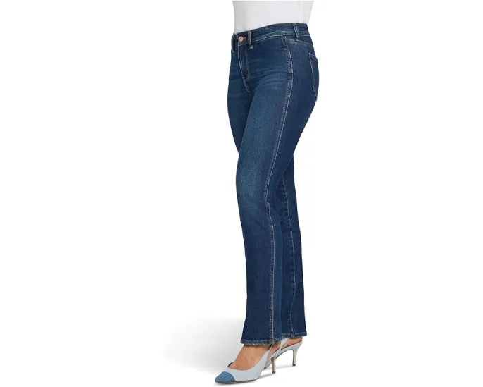 Джинсы скинни Marilyn Straight Side Slit Petite от NYDJ с разрезом