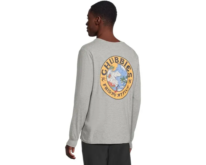 Длинная футболка Chubbies The Seal Of Approval с принтом и нагрудным карманом