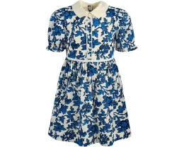 Платье Janie and Jack с цветочным воротником и пышными рукавами