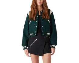 Куртка-бомбер Woven Varsity от Blank NYC с вязаными манжетами