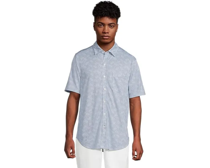 Рубашка Tommy Bahama San Lucio Lotus с коротким рукавом из переработанного полиэстера