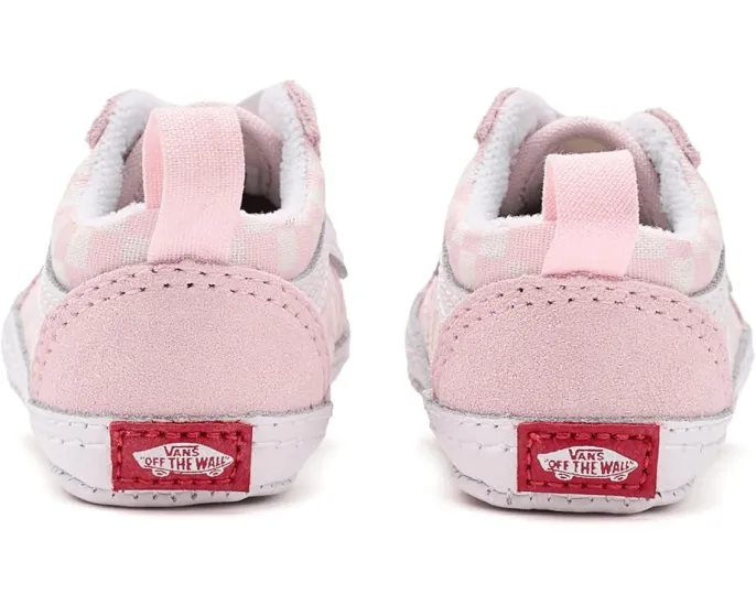 Кроссовки Vans Kids Old Skool Crib из холста с круглым носком на шнурках