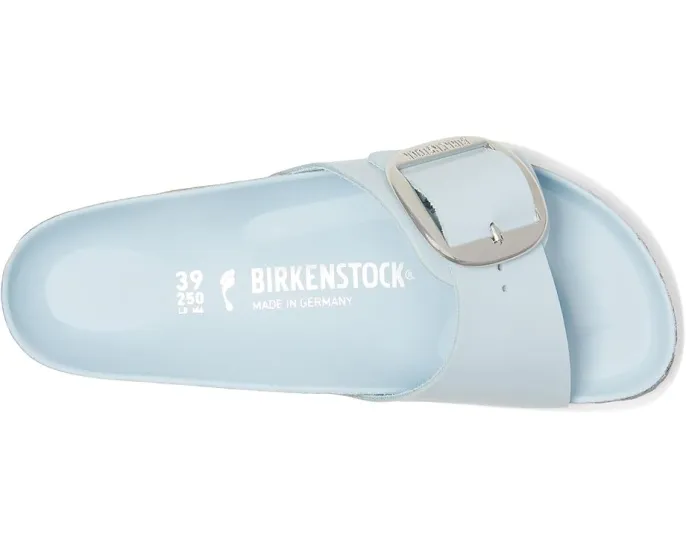 Сандалии Birkenstock Madrid Big Buckle с открытым носком и пробковой стелькой