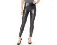 Леггинсы Spanx из кожзаменителя с мотозастежкой