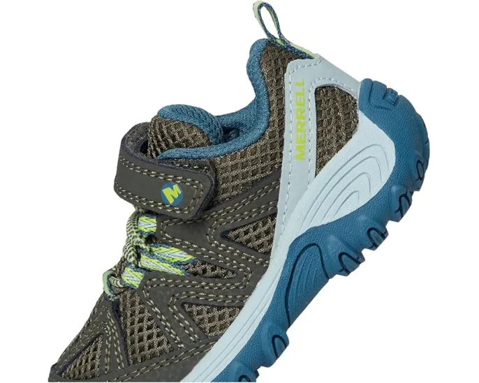 Детские треккинговые ботинки Merrell Kids Ridge Trek с застежкой на липучке